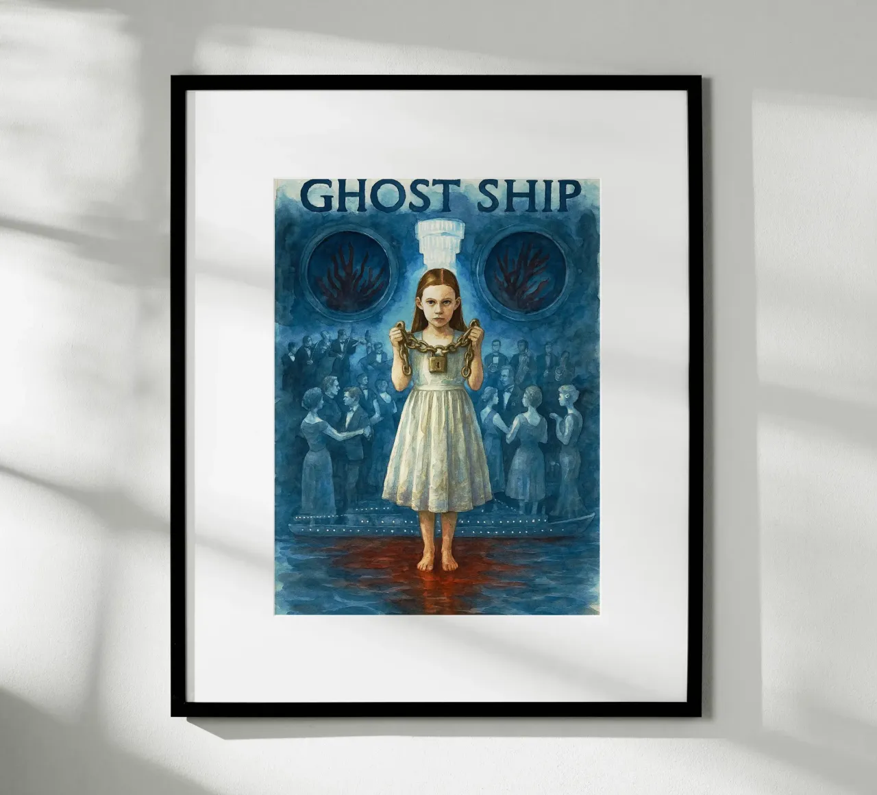 Geisterschiff ummalen Phantasie Poster von SIQAYA