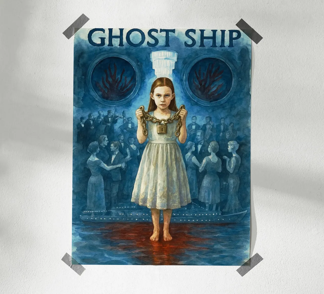 Geisterschiff ummalen Phantasie Poster von SIQAYA