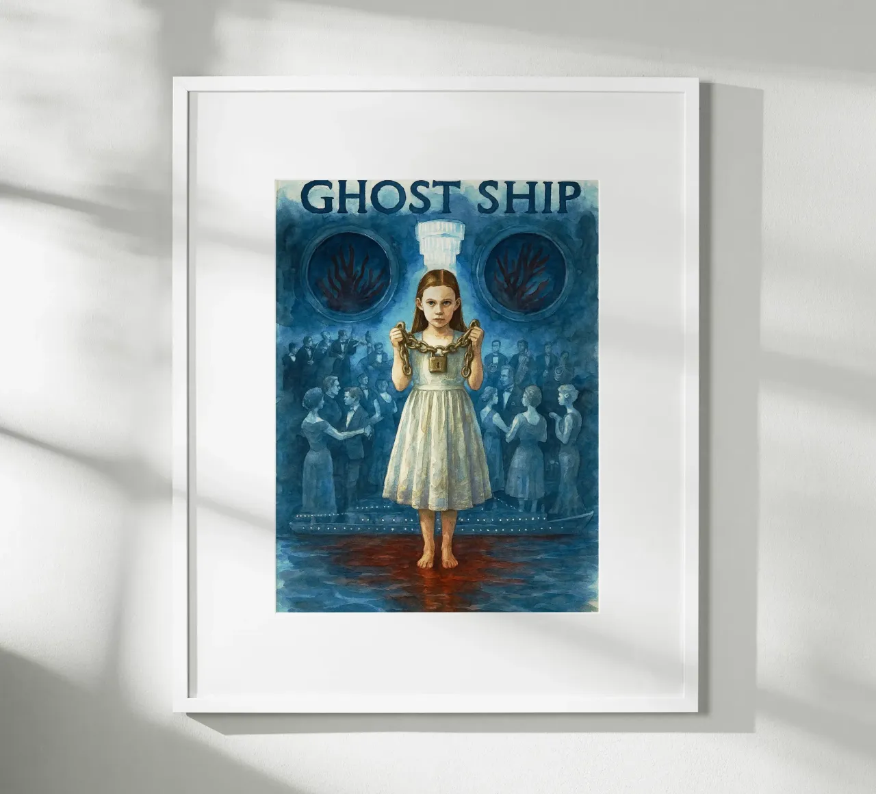 Geisterschiff ummalen Phantasie Poster von SIQAYA