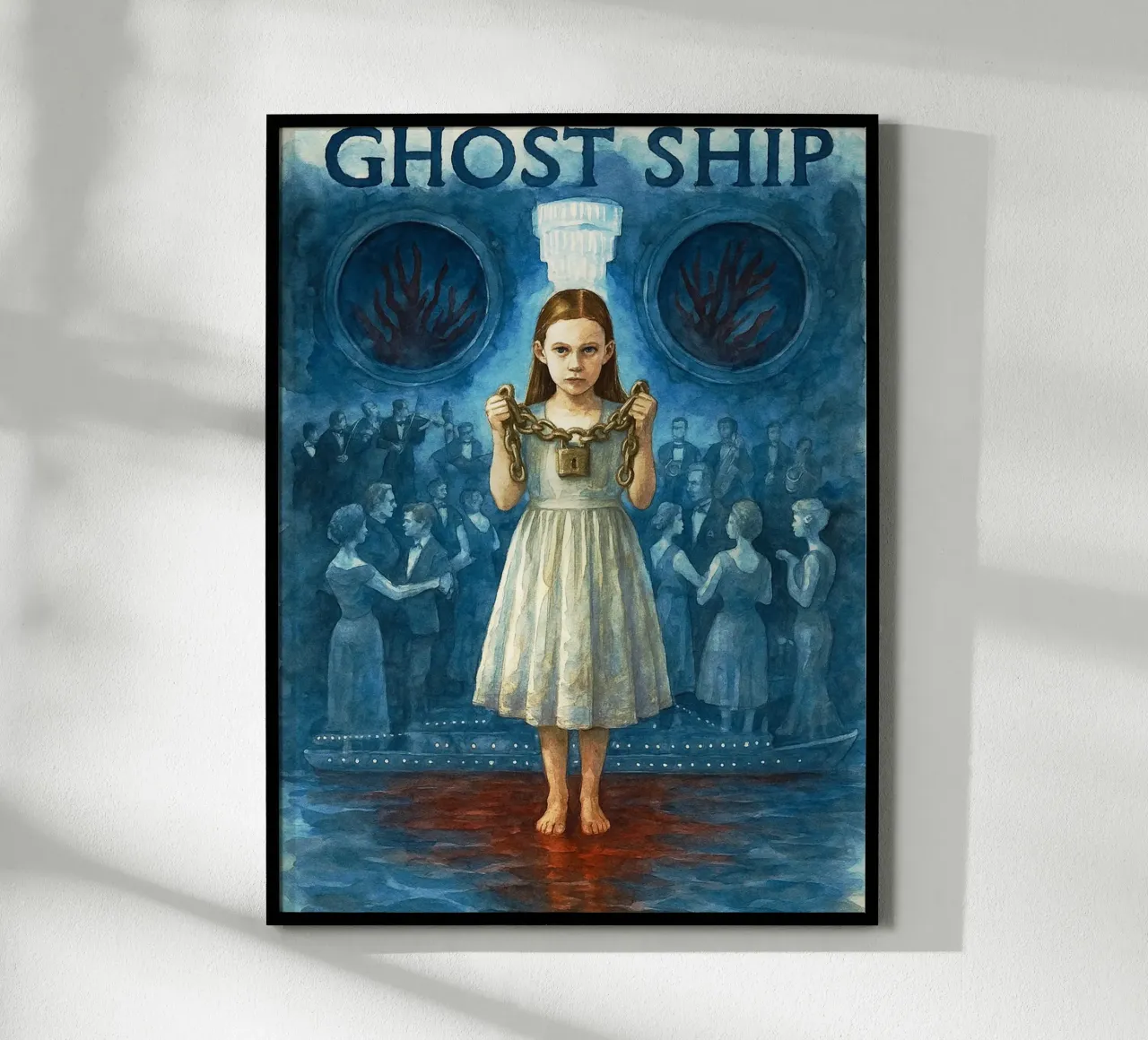Geisterschiff ummalen Phantasie Poster von SIQAYA