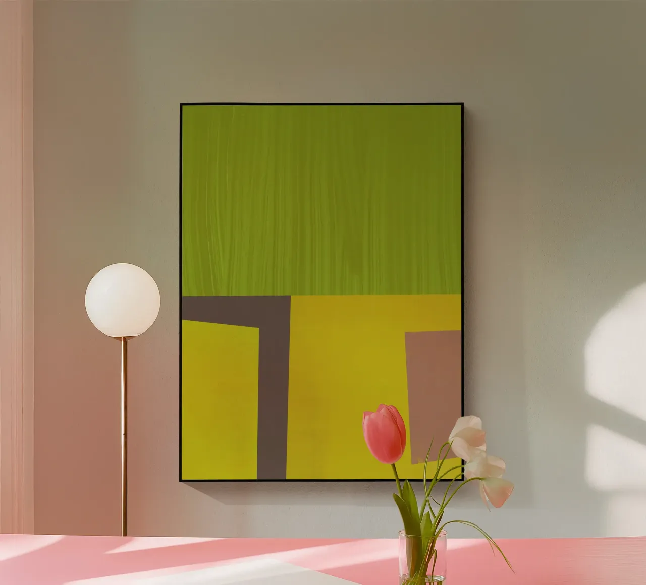 Minimal Collage 05 acrylic glass by Little Dean