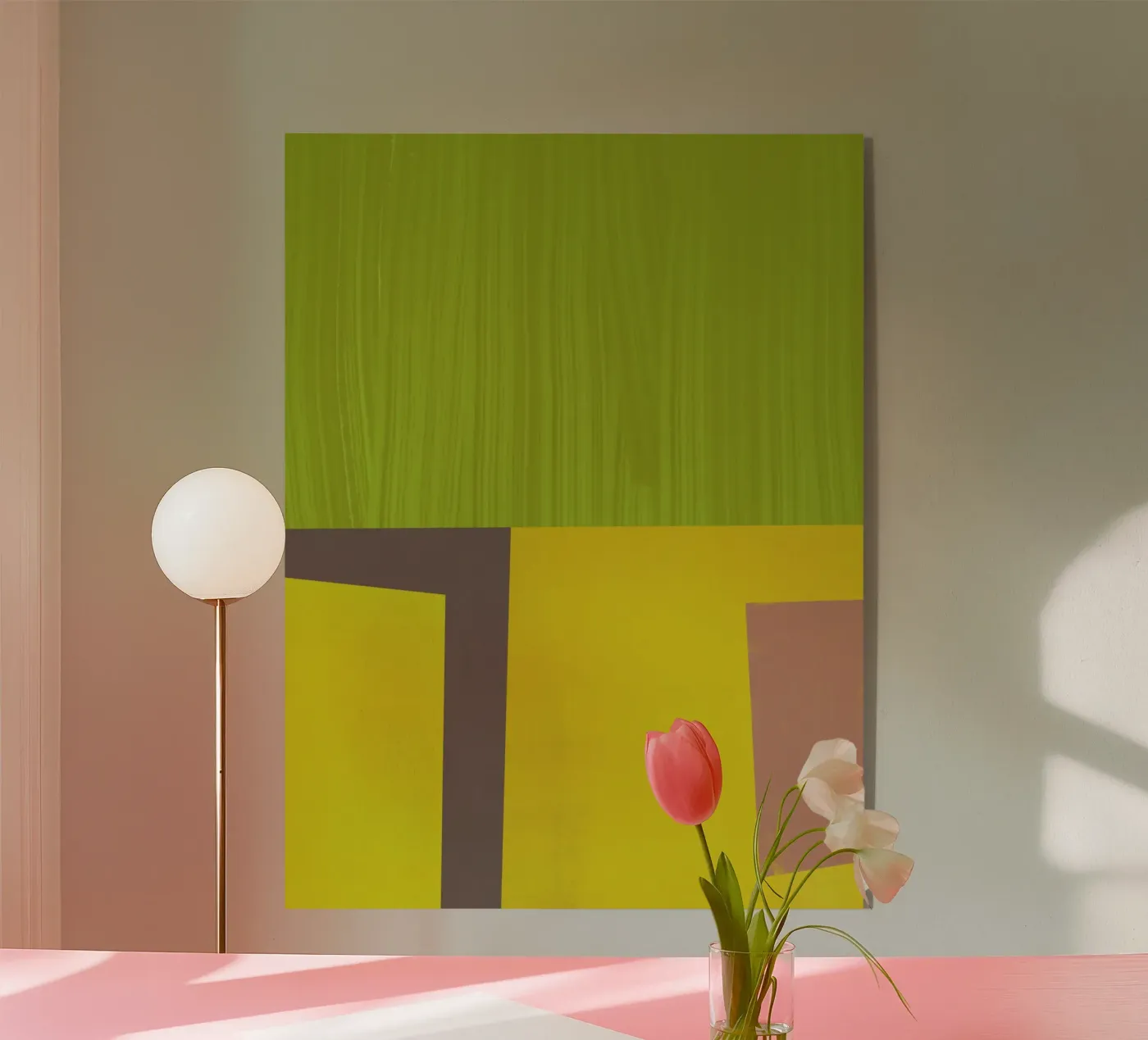 Collage minimale 05 plexiglass da Little Dean