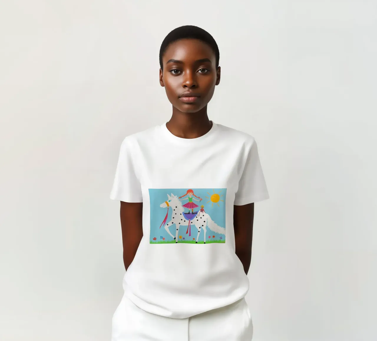 Pippi Calzelunghe t-shirt da irenissima