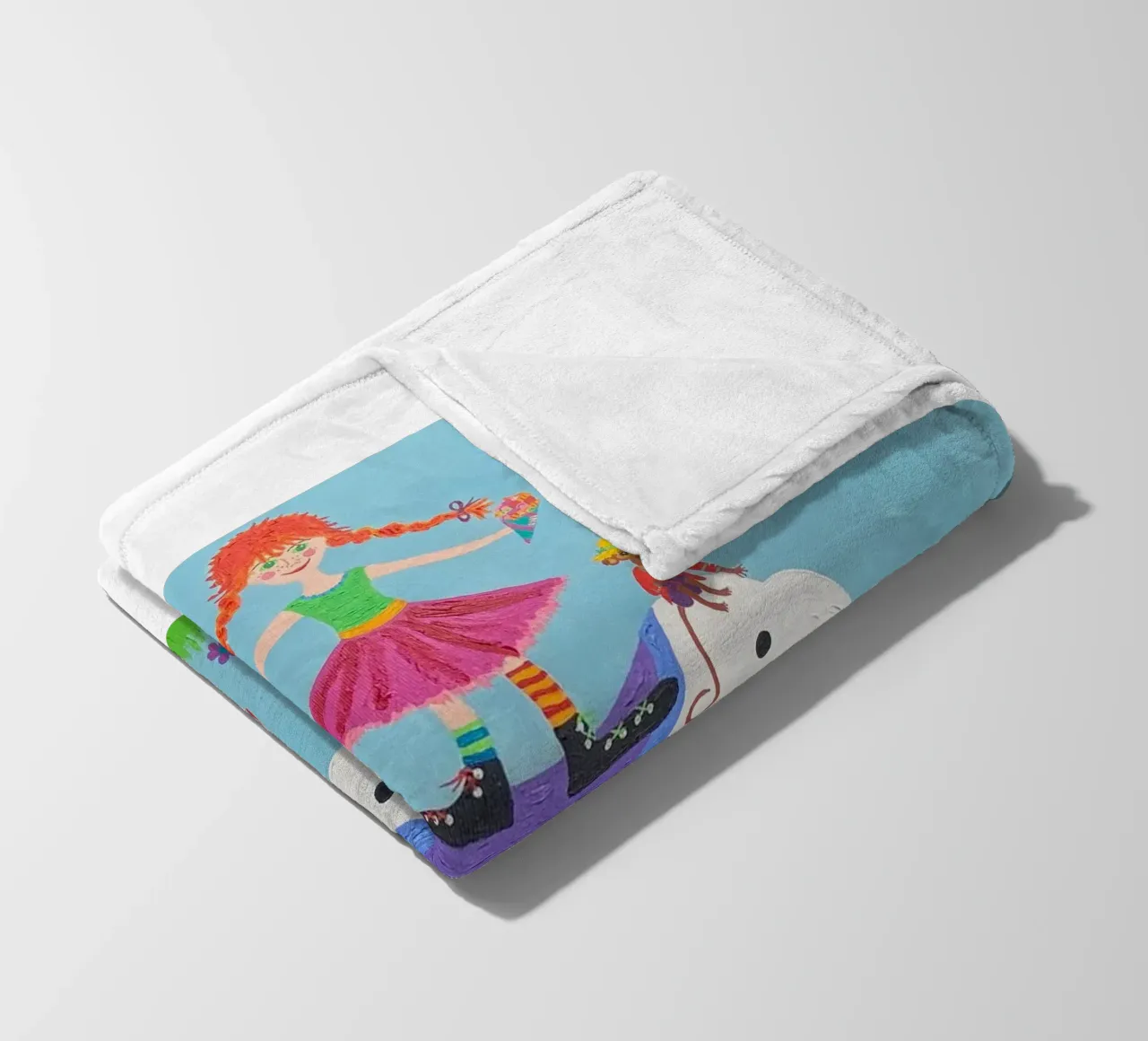 Pippi Calzelunghe coperta in pile da irenissima