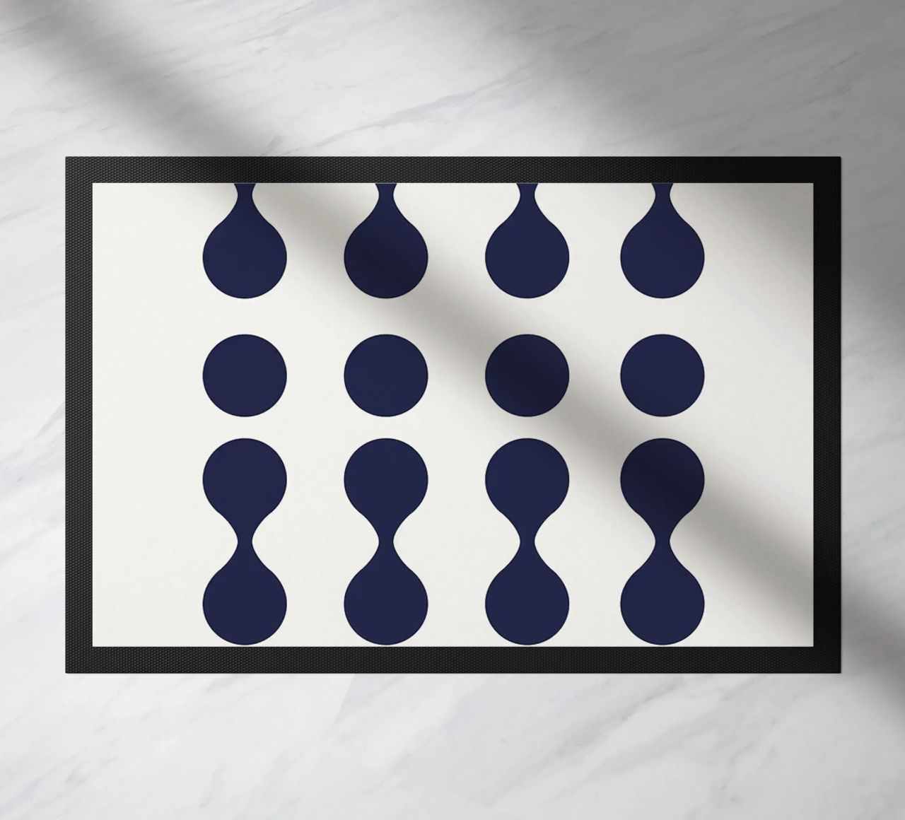 bauhaus astratto forme geometriche design minimalista zerbino da Quinten Tibbetts-Minimalist