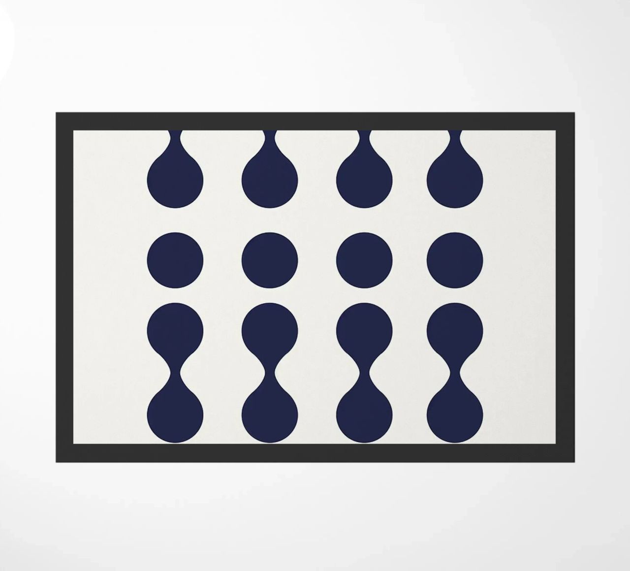 bauhaus astratto forme geometriche design minimalista zerbino da Quinten Tibbetts-Minimalist