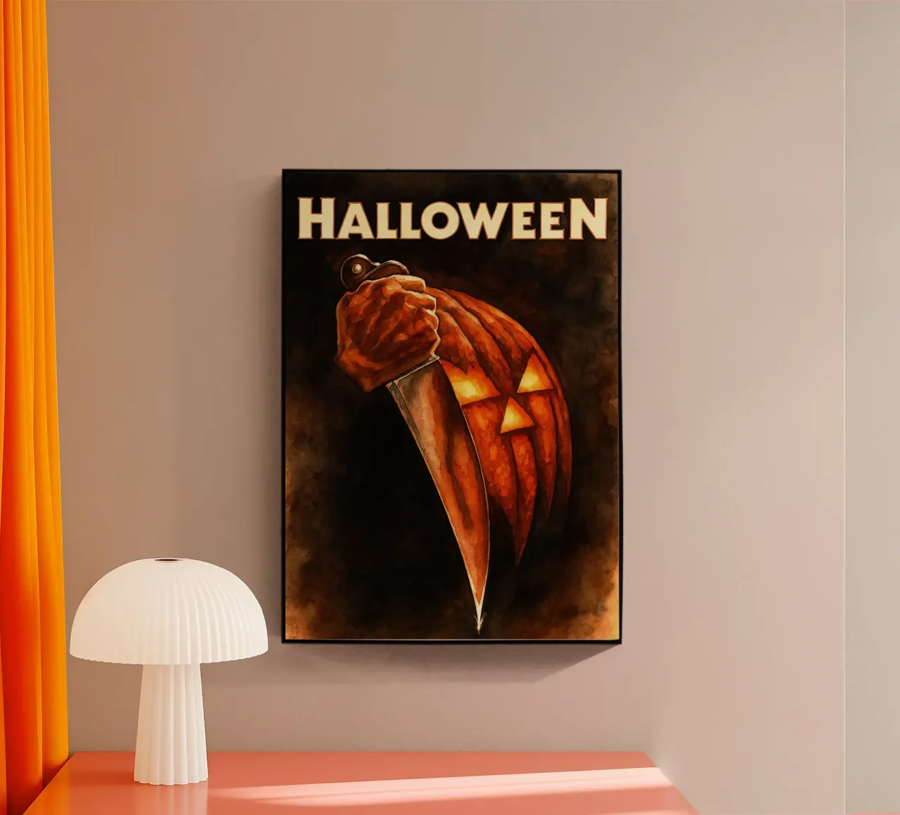 halloween repainting imagination art acrylic glass by SIQAYA