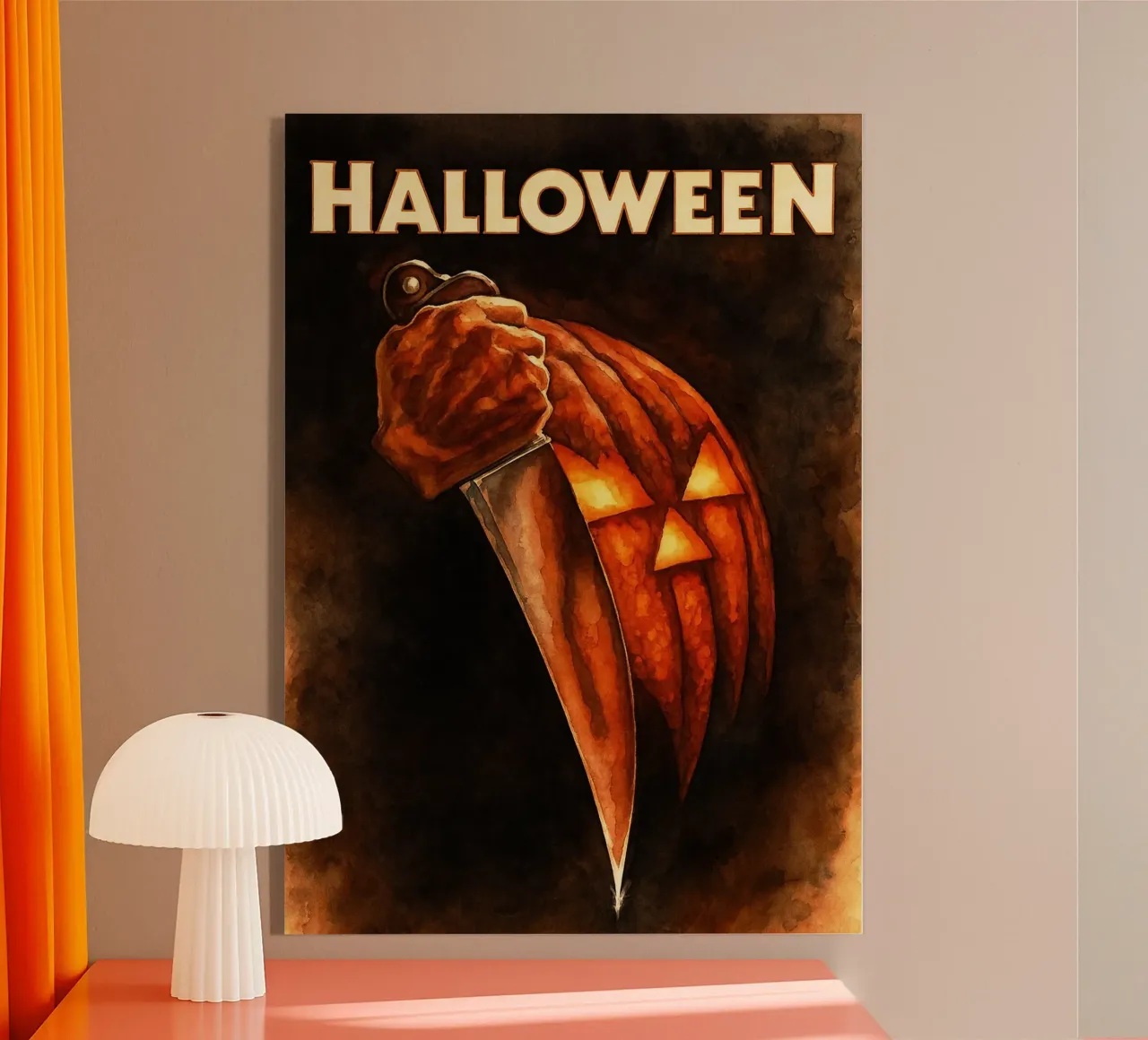 halloween repainting imagination art acrylic glass by SIQAYA