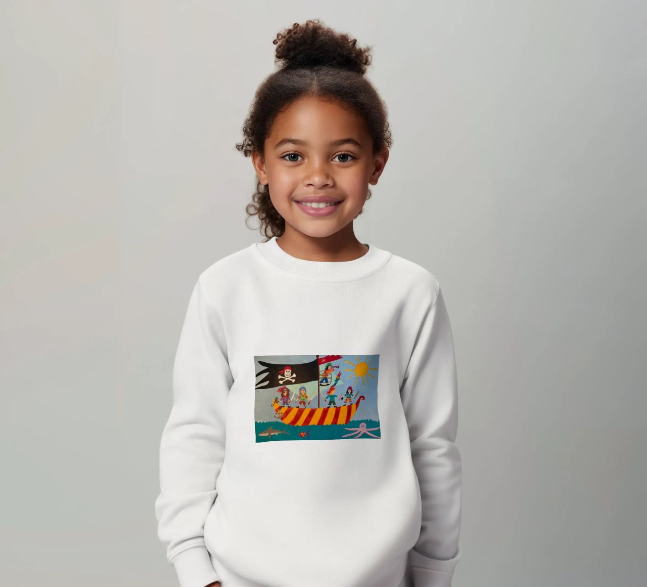 Het piratenschip kinder sweatshirt van irenissima