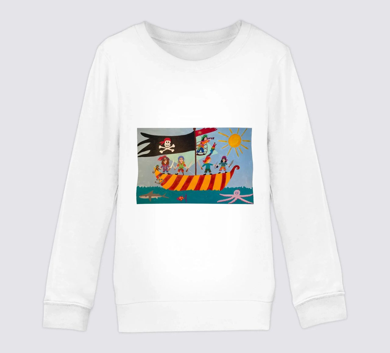 Het piratenschip kinder sweatshirt van irenissima