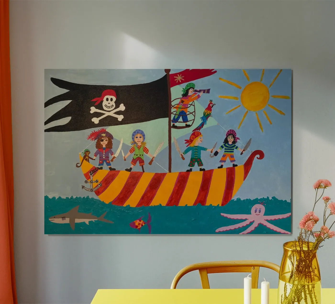 The pirate ship poster by irenissima