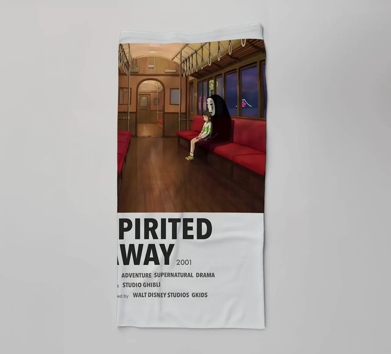 SPIRITED AWAY  2001 towel by Totoya