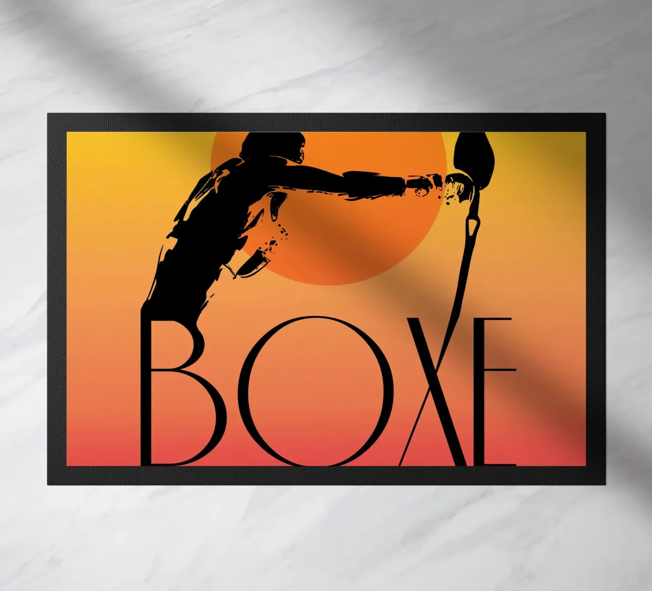 Boxe doormat by LaylaOzFun