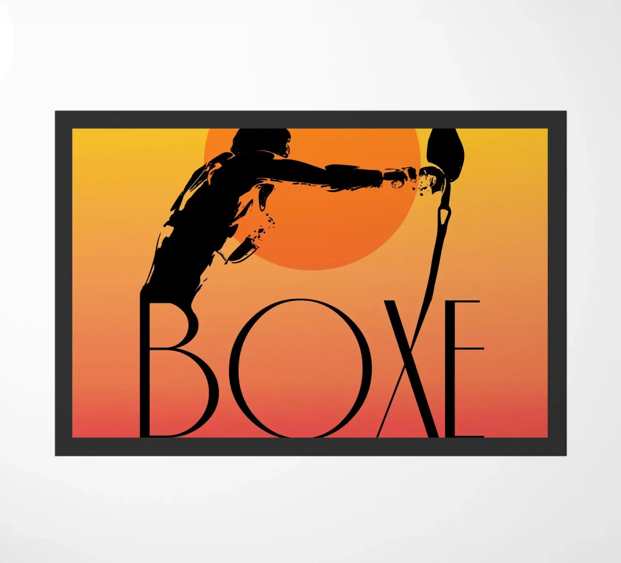 Boxe doormat by LaylaOzFun