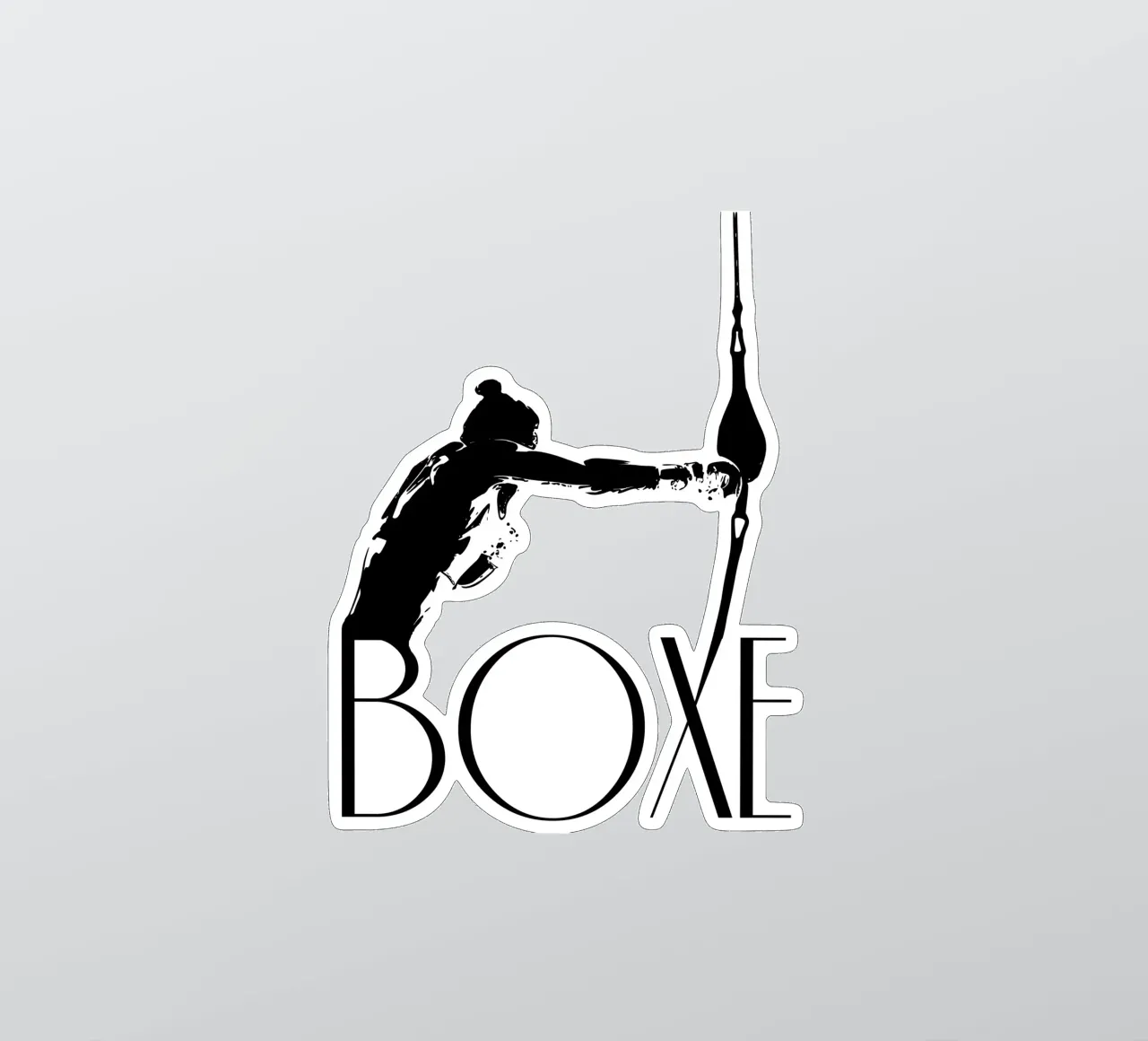 Boxe sticker by LaylaOzFun
