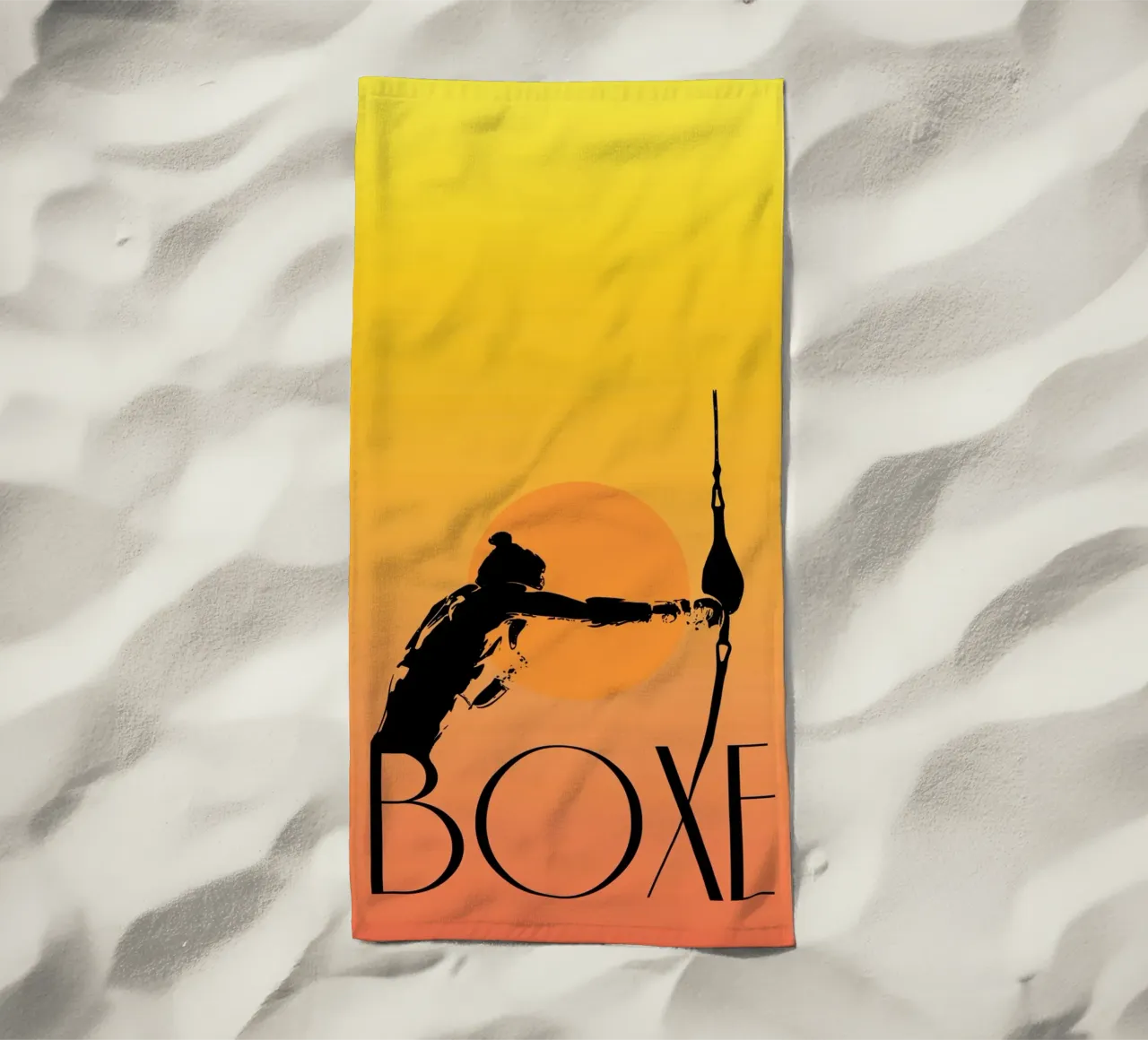 Boxe strandhanddoek van LaylaOzFun