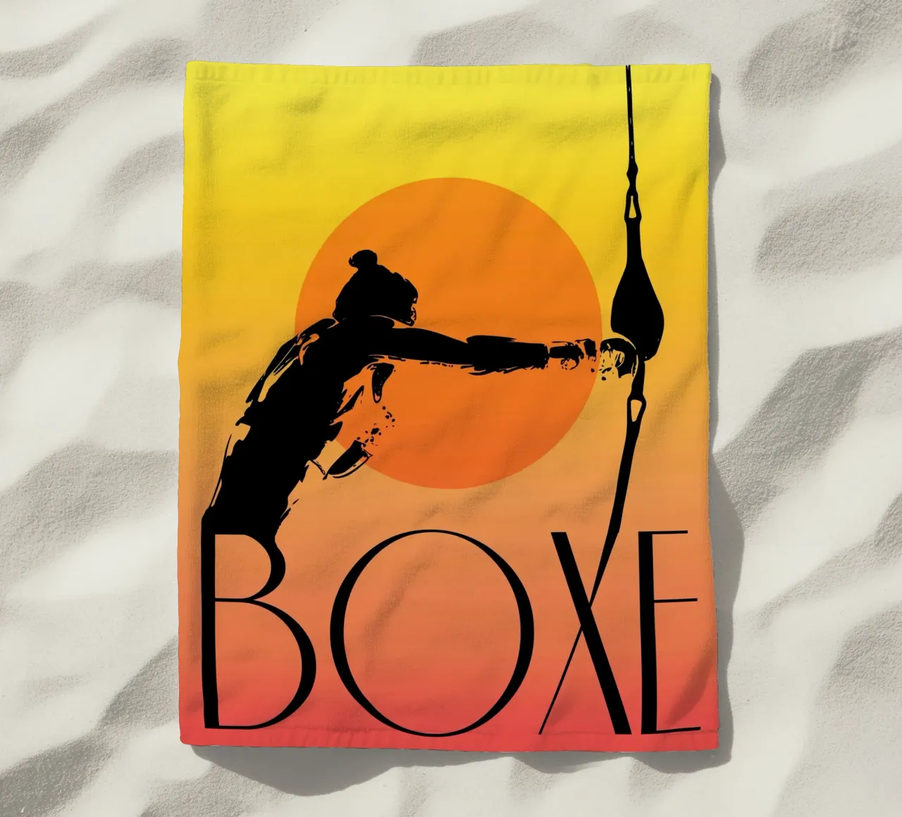 Boxe strandhanddoek van LaylaOzFun