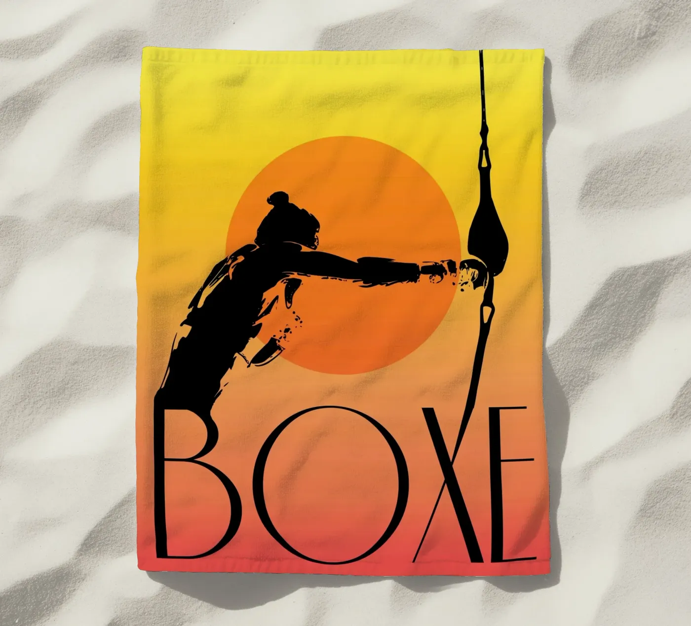 Boxe strandhanddoek van LaylaOzFun