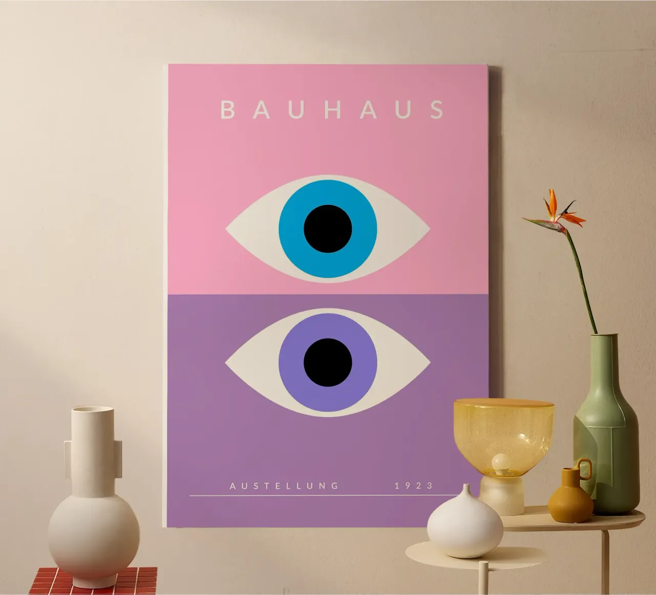 Occhi Bauhaus tela da Dale Edward YoungJr