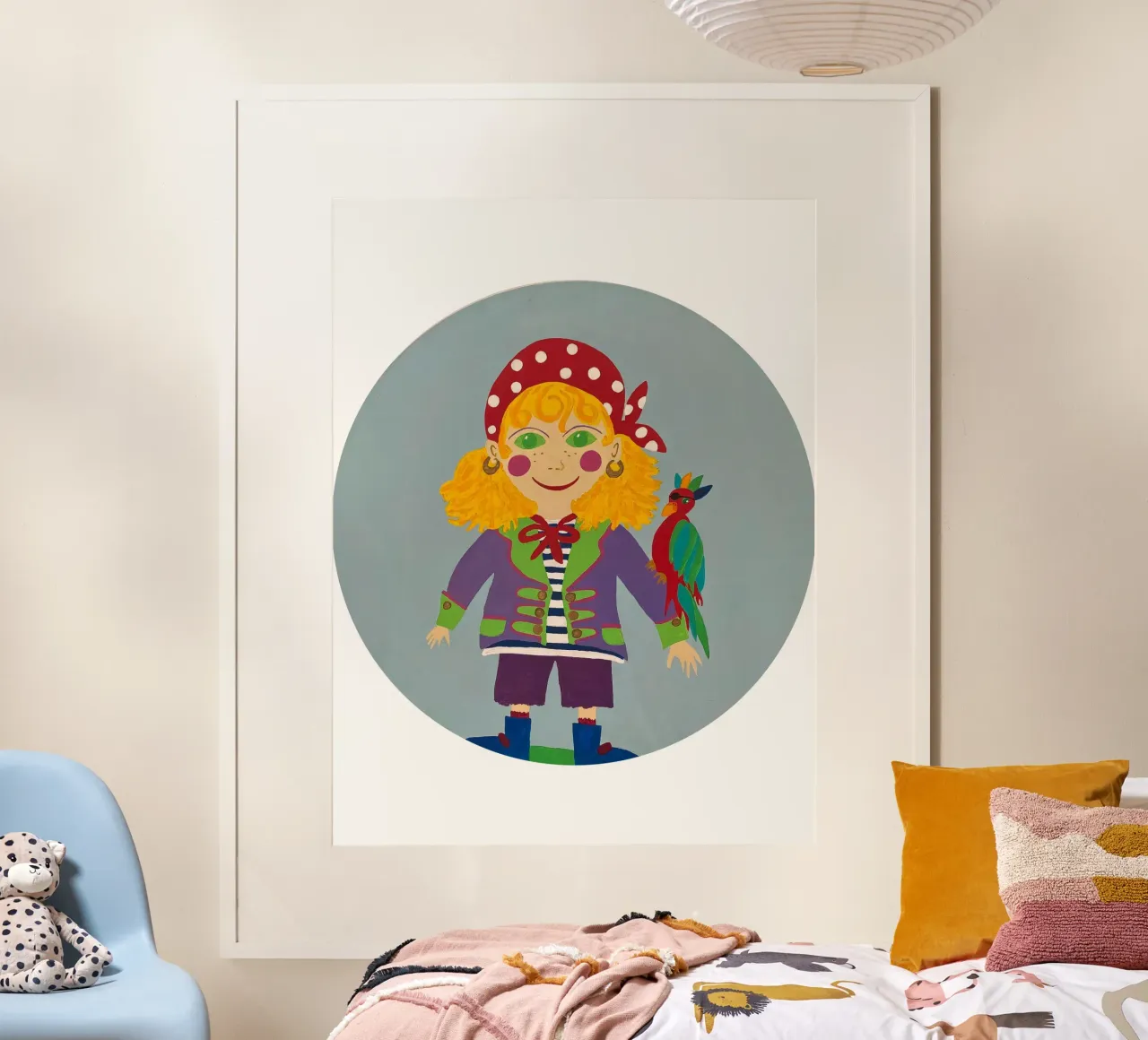 Il piccolo pirata poster con telaio in legno da irenissima