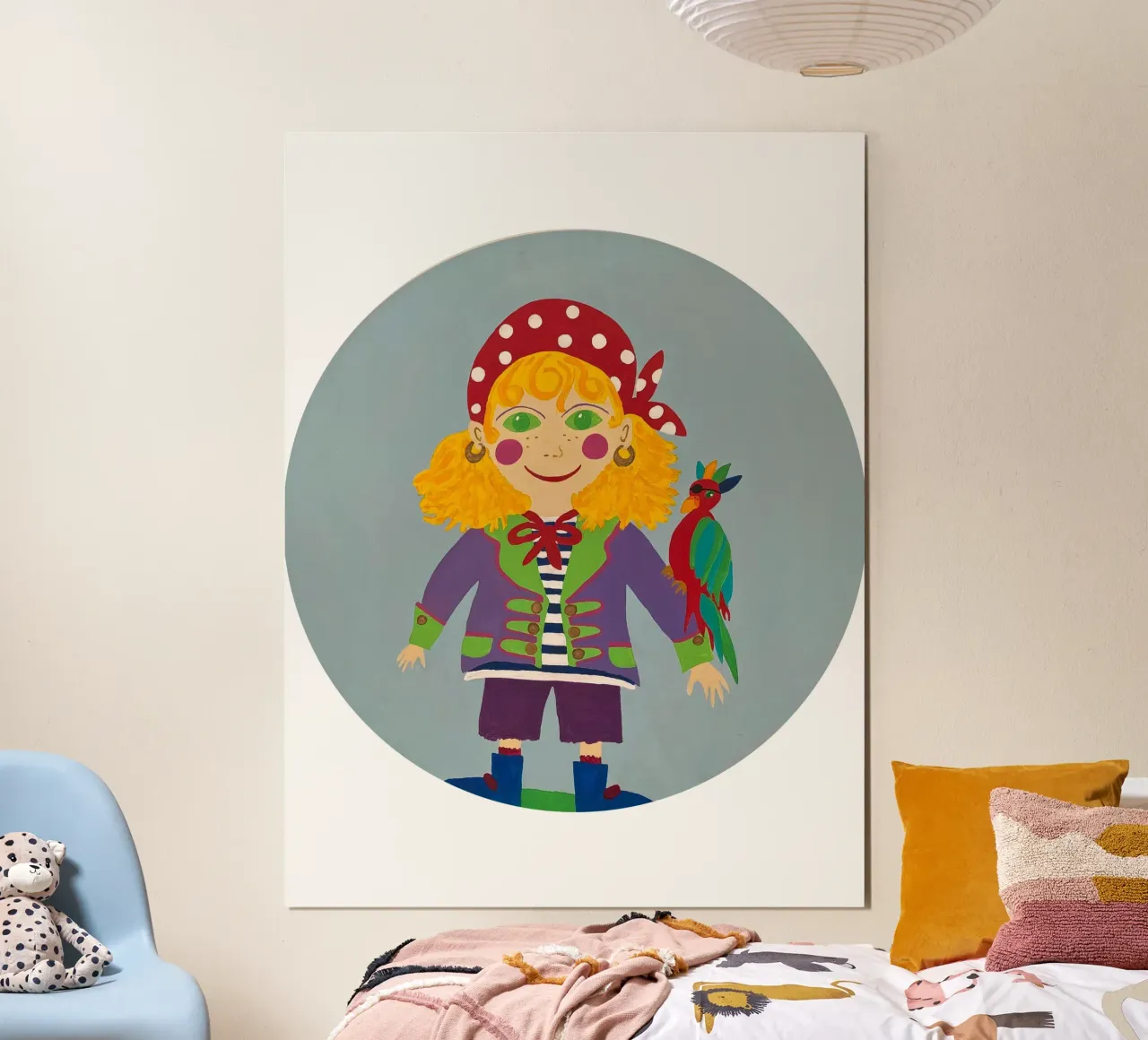 Il piccolo pirata poster con telaio in legno da irenissima