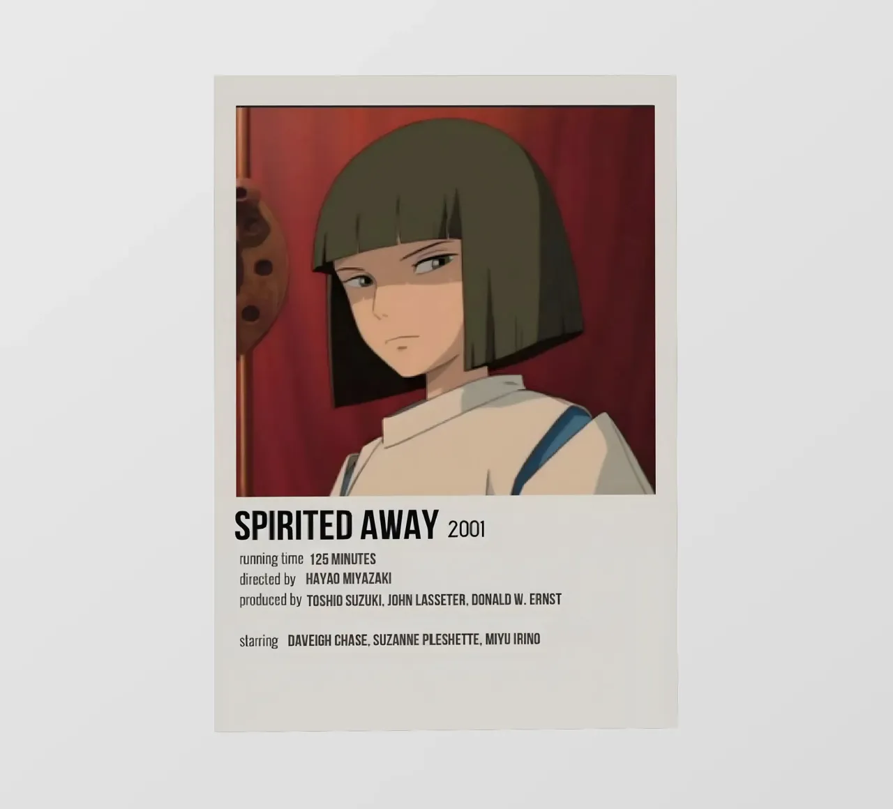 SPIRITED AWAY 2001 backlit film by Totoya