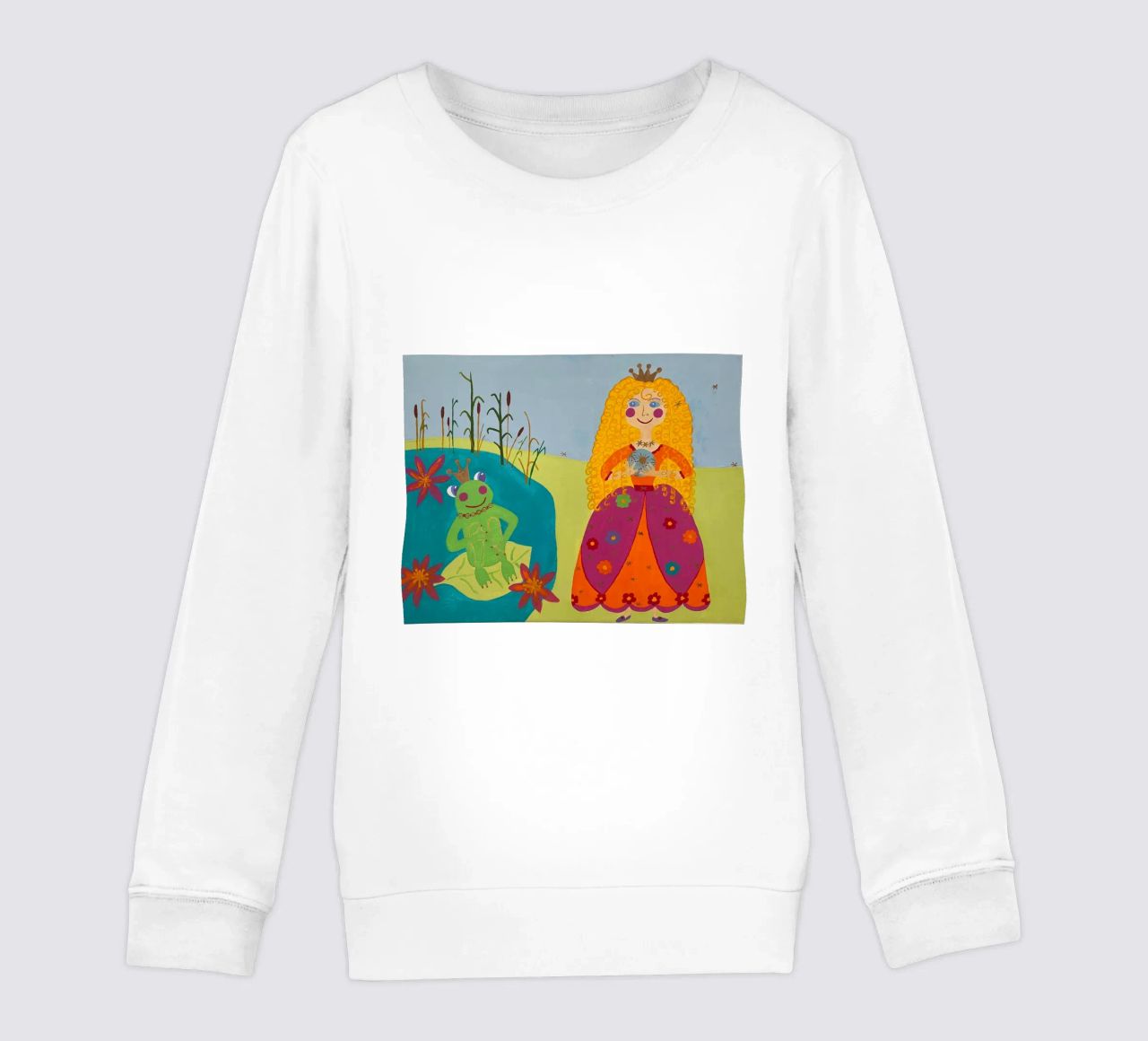 De kikkerkoning kinder sweatshirt van irenissima