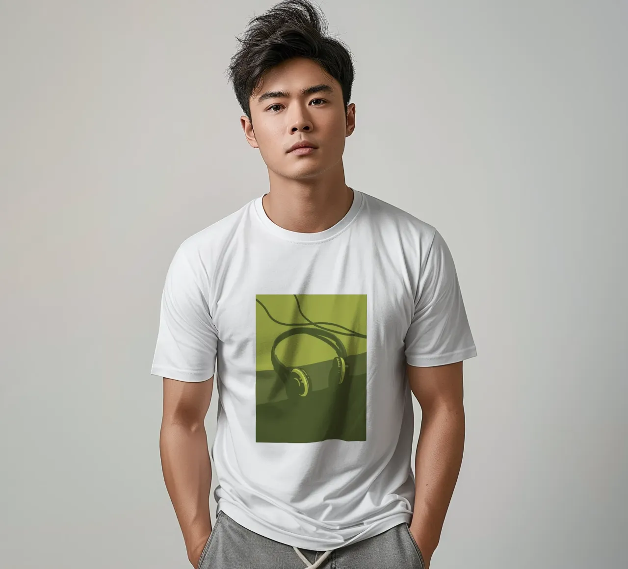 Cuffie t-shirt da MUSIC EDITION