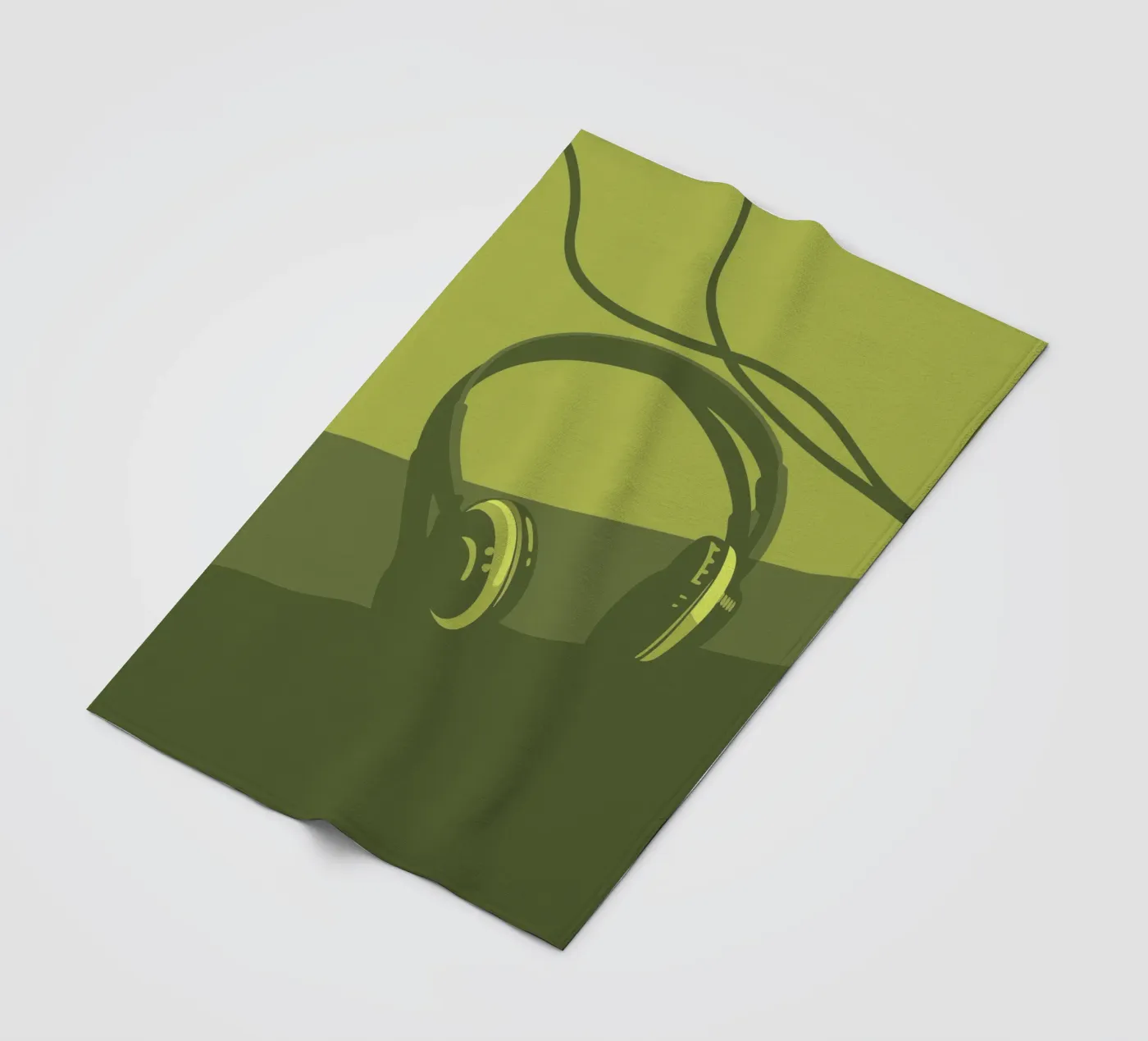 Hoofdtelefoon fleecedeken van MUSIC EDITION