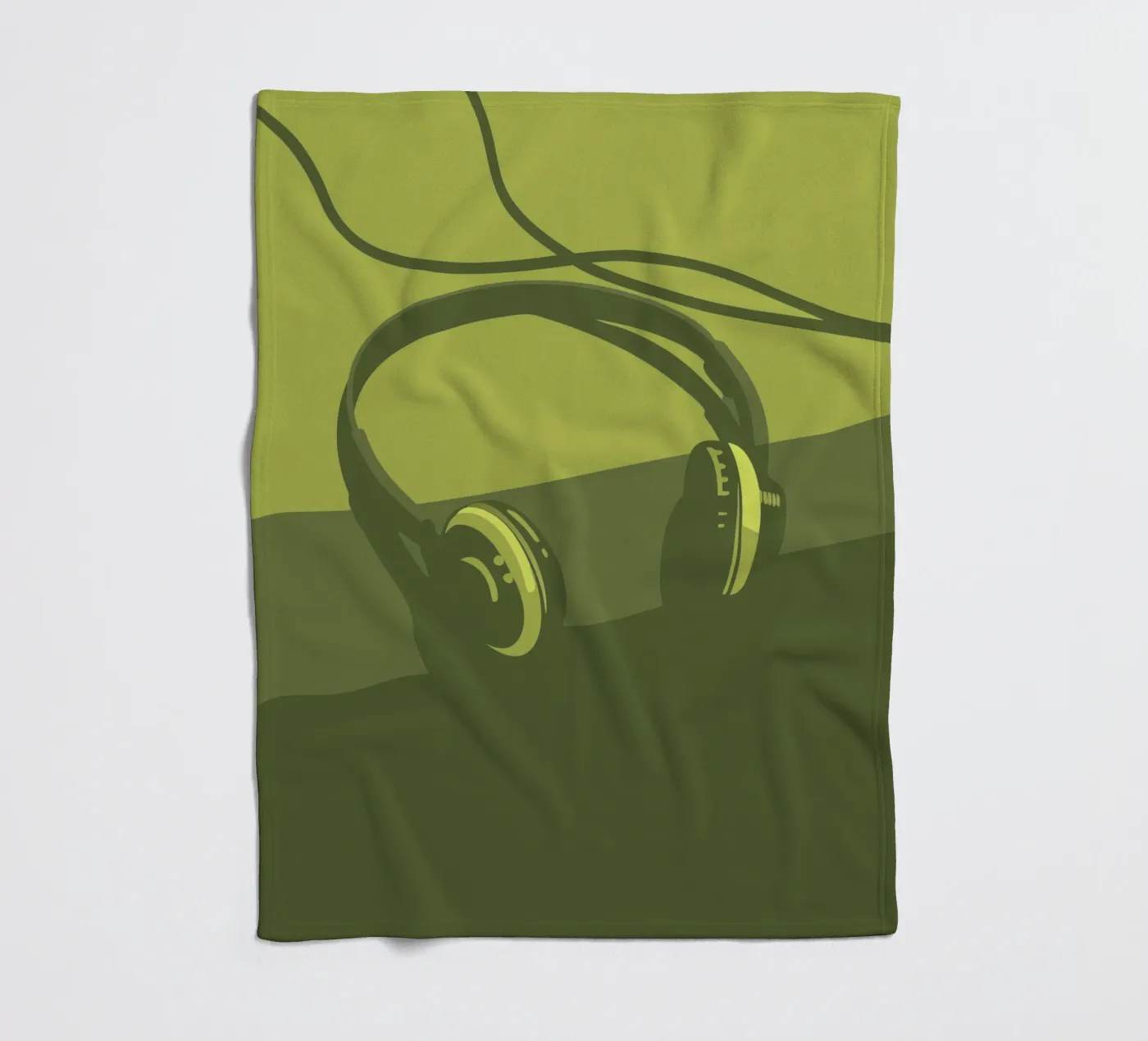 Hoofdtelefoon fleecedeken van MUSIC EDITION