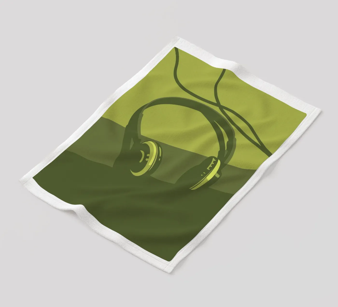 Hoofdtelefoon fleecedeken van MUSIC EDITION