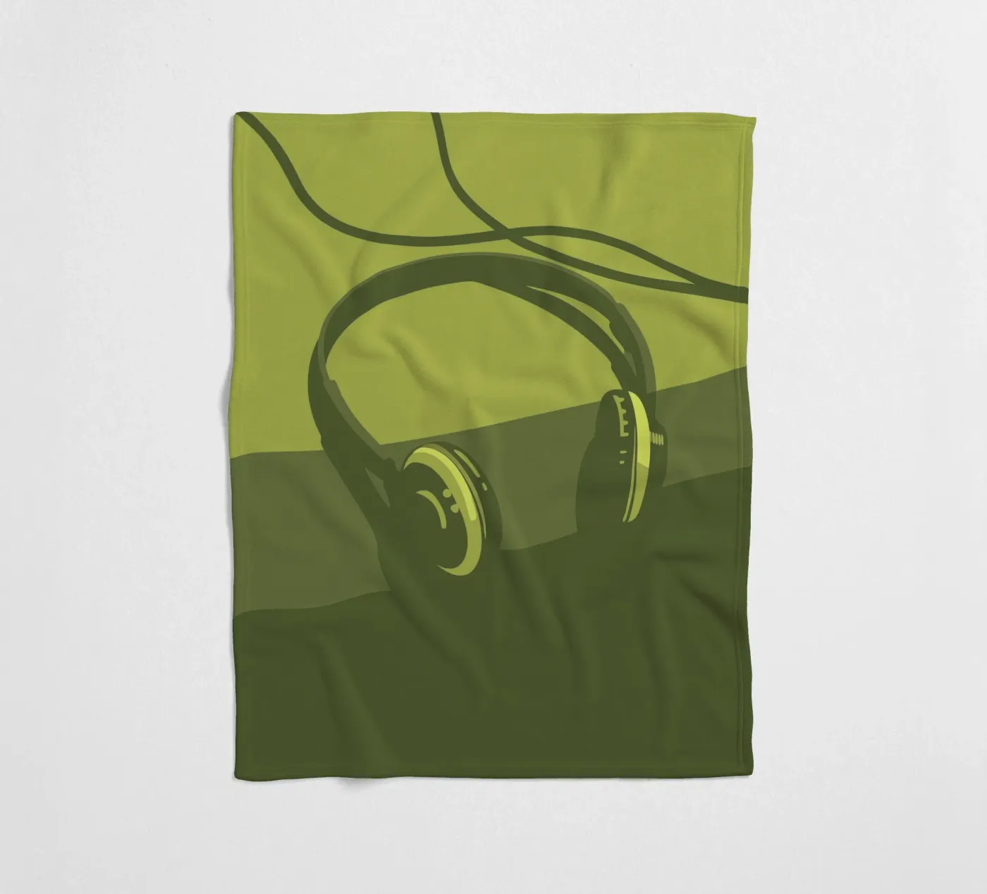 Hoofdtelefoon fleecedeken van MUSIC EDITION