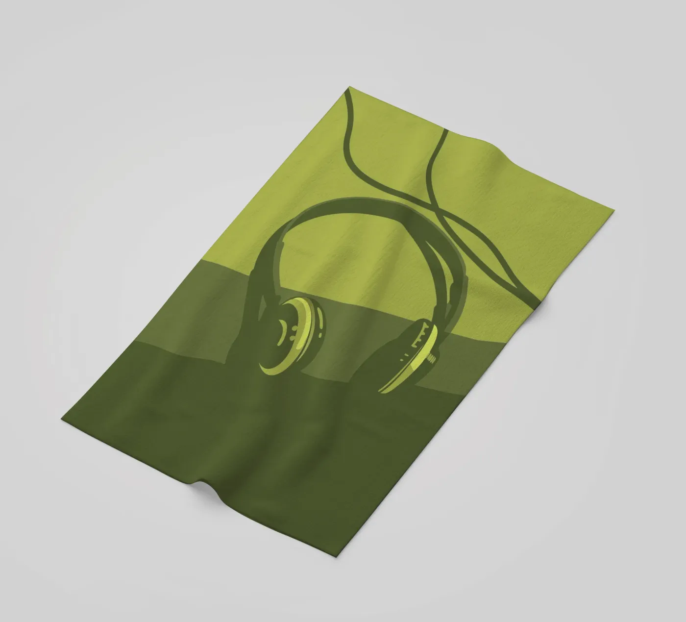 Hoofdtelefoon strandhanddoek van MUSIC EDITION