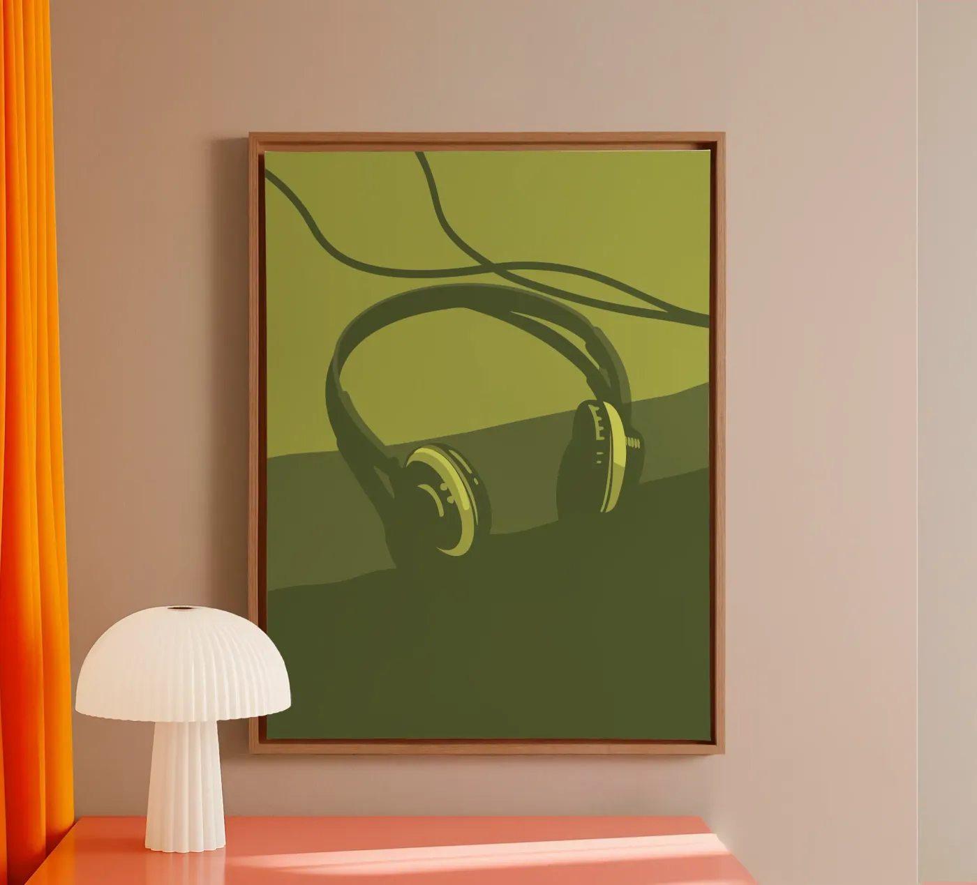 Hoofdtelefoon canvas van MUSIC EDITION