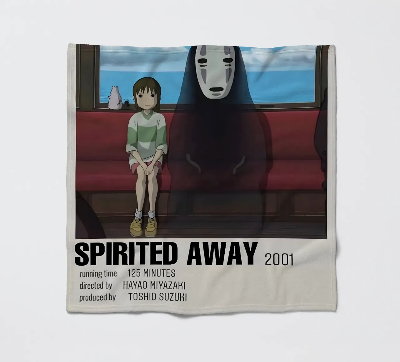 SPIRITED AWAY 2001 fleece blanket by Totoya