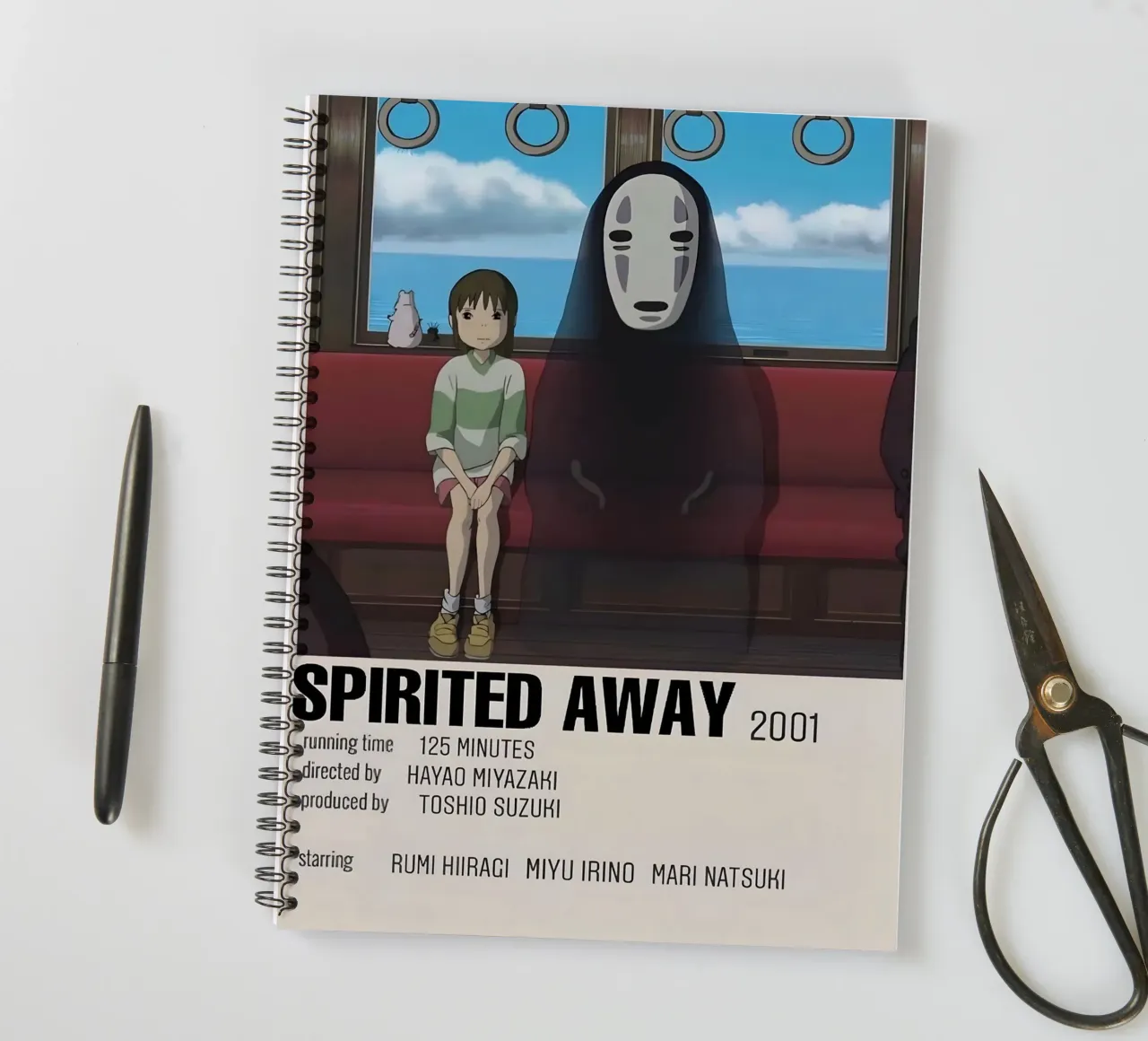 SPIRITED AWAY 2001 spiral notebook by Totoya