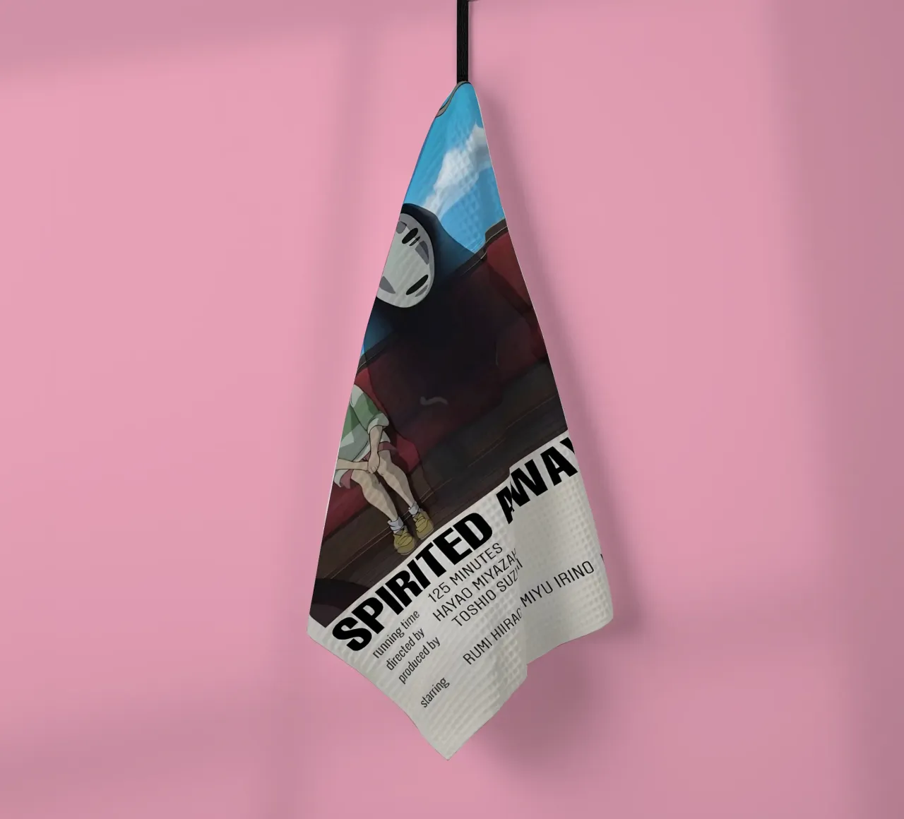 SPIRITED AWAY 2001 tea towel by Totoya