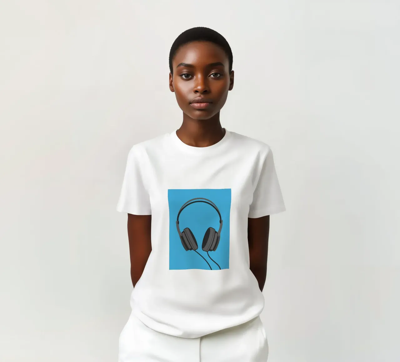 Cuffie t-shirt da MUSIC EDITION