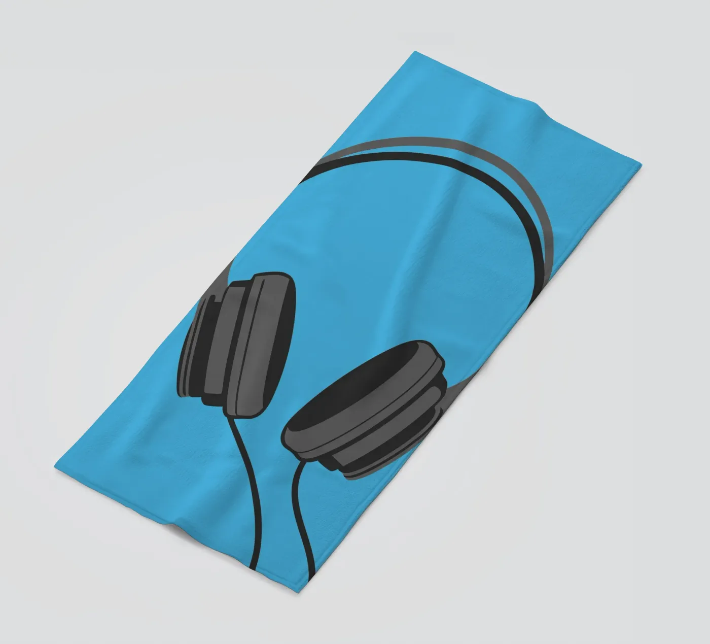 Hoofdtelefoon strandhanddoek van MUSIC EDITION