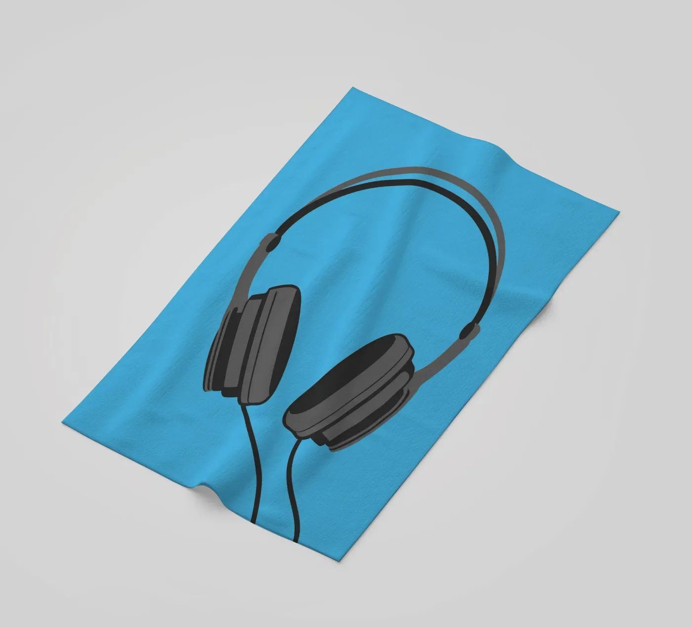 Hoofdtelefoon strandhanddoek van MUSIC EDITION