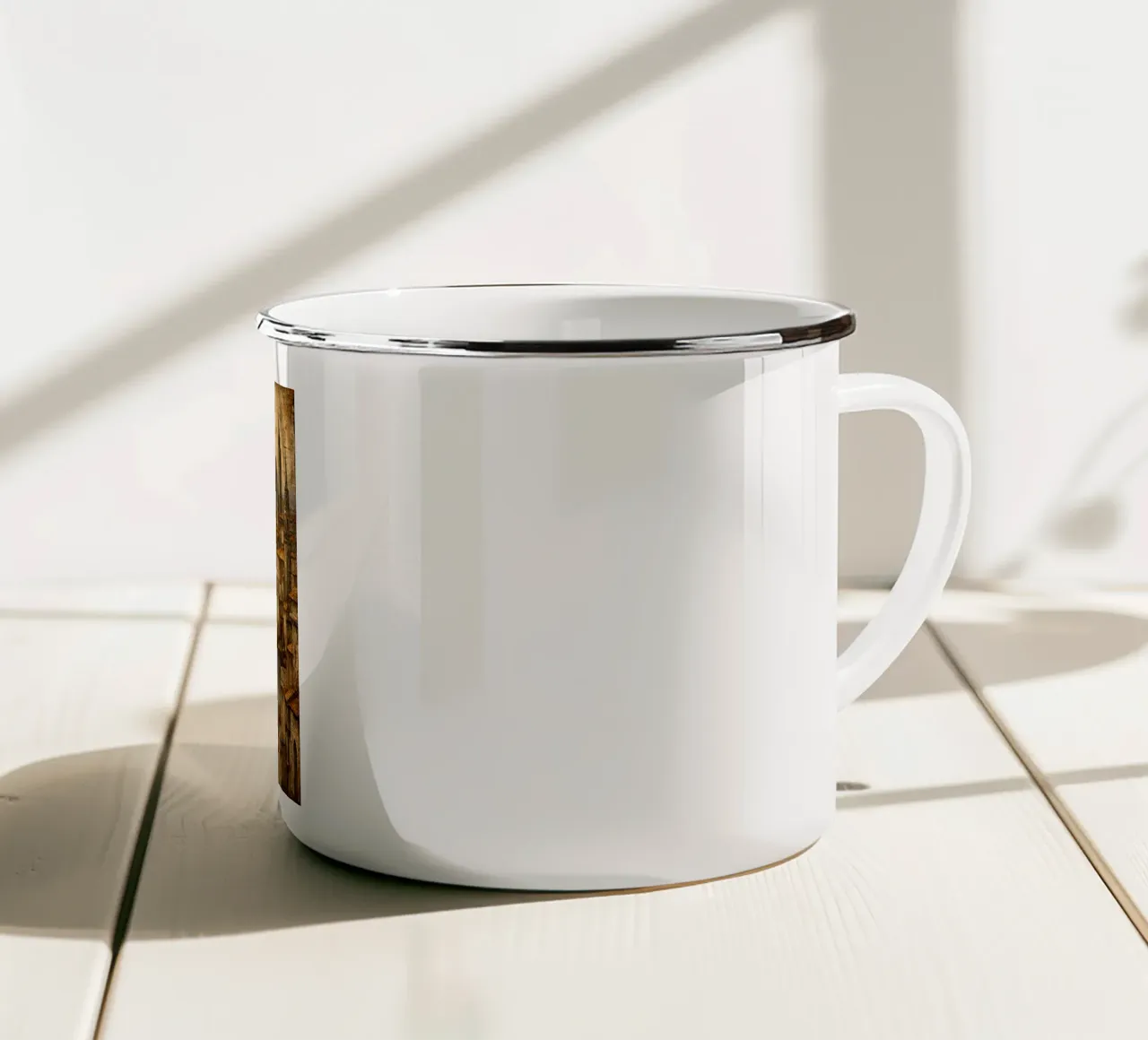 Firenze storica tazza in smalto da M-Ulrich-Digital Art