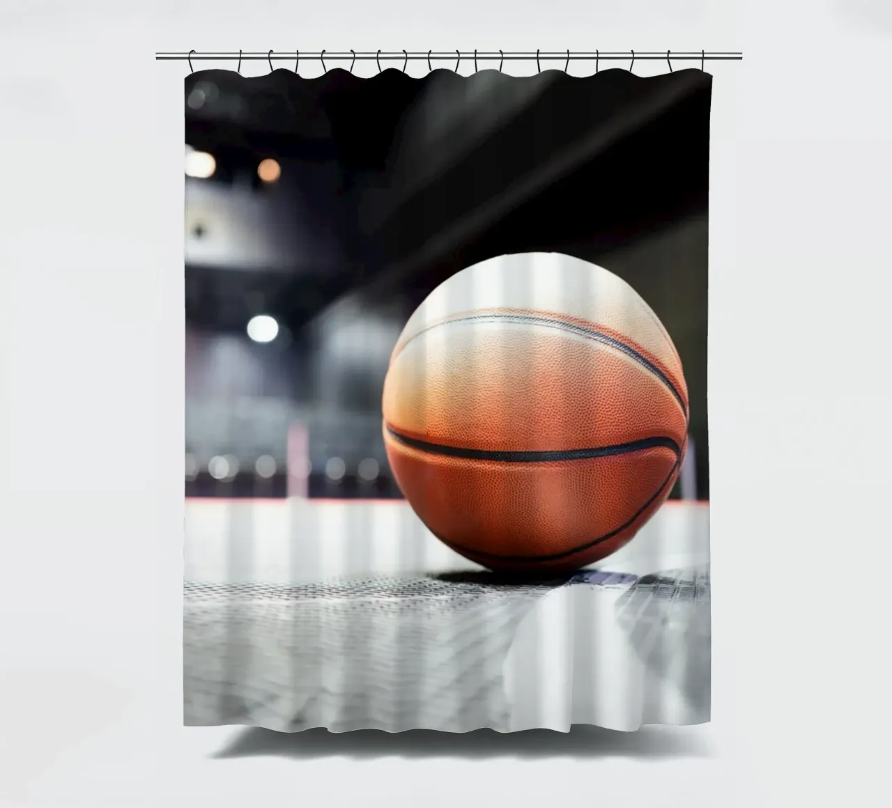 Basketball2 shower curtain by Flo Klein