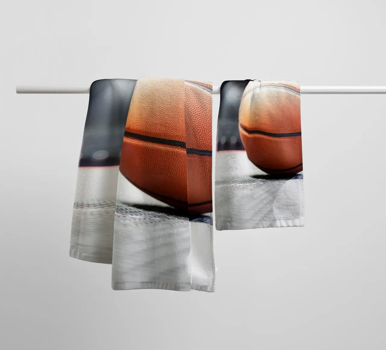Basketball2 towel by Flo Klein