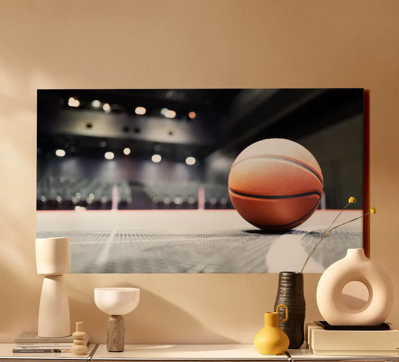 Basketball2 canvas by Flo Klein