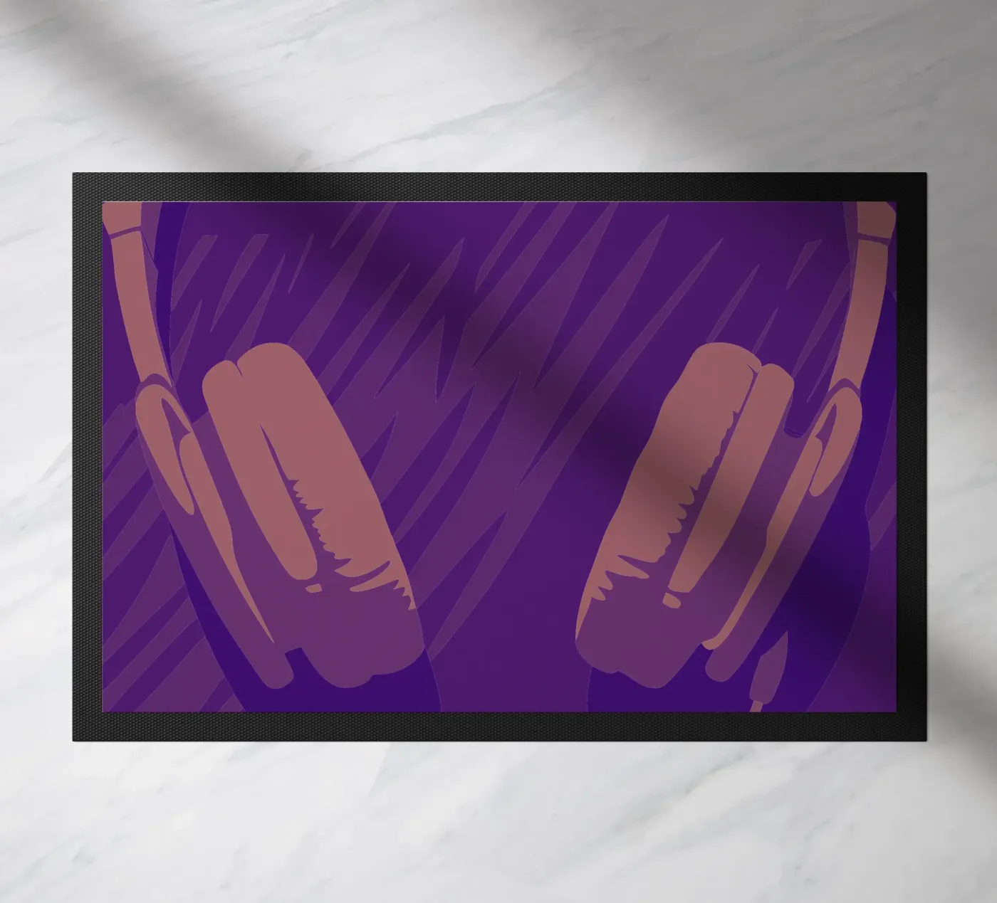 Headphones doormat by MUSIC EDITION