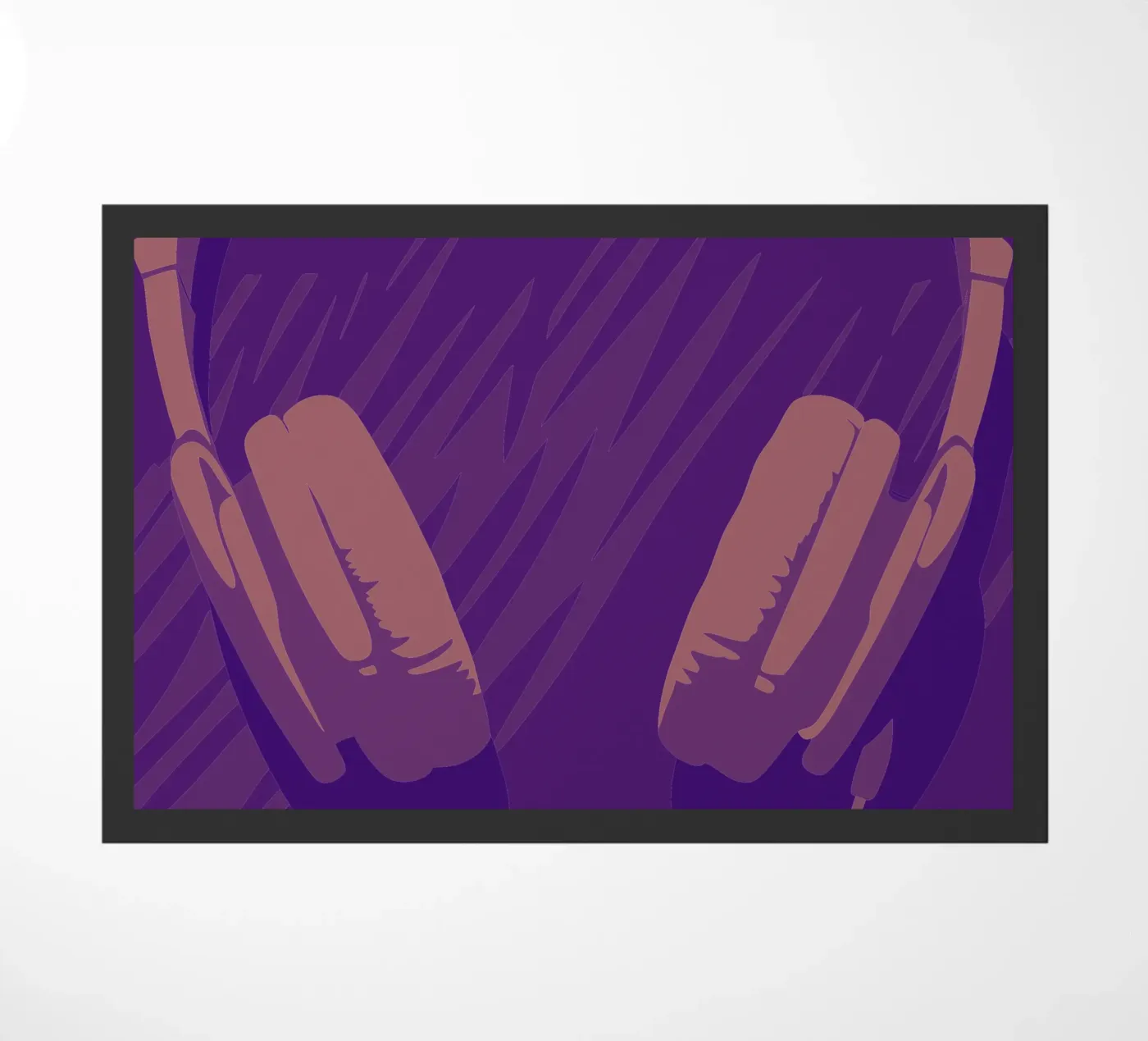 Headphones doormat by MUSIC EDITION