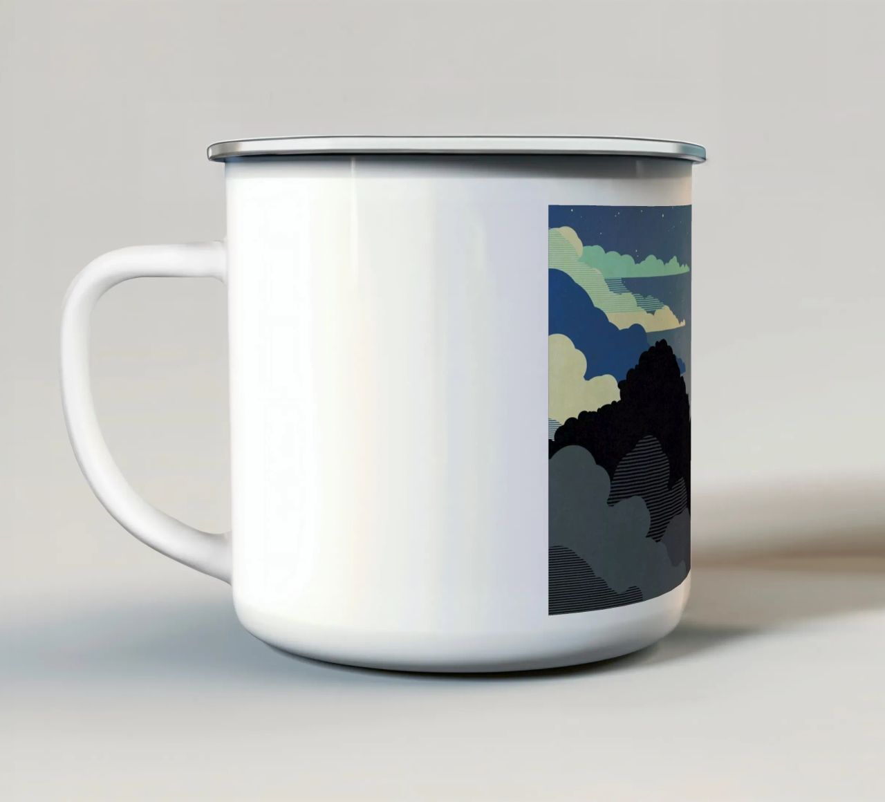 My Neighbor tazza in smalto da Danny Haas