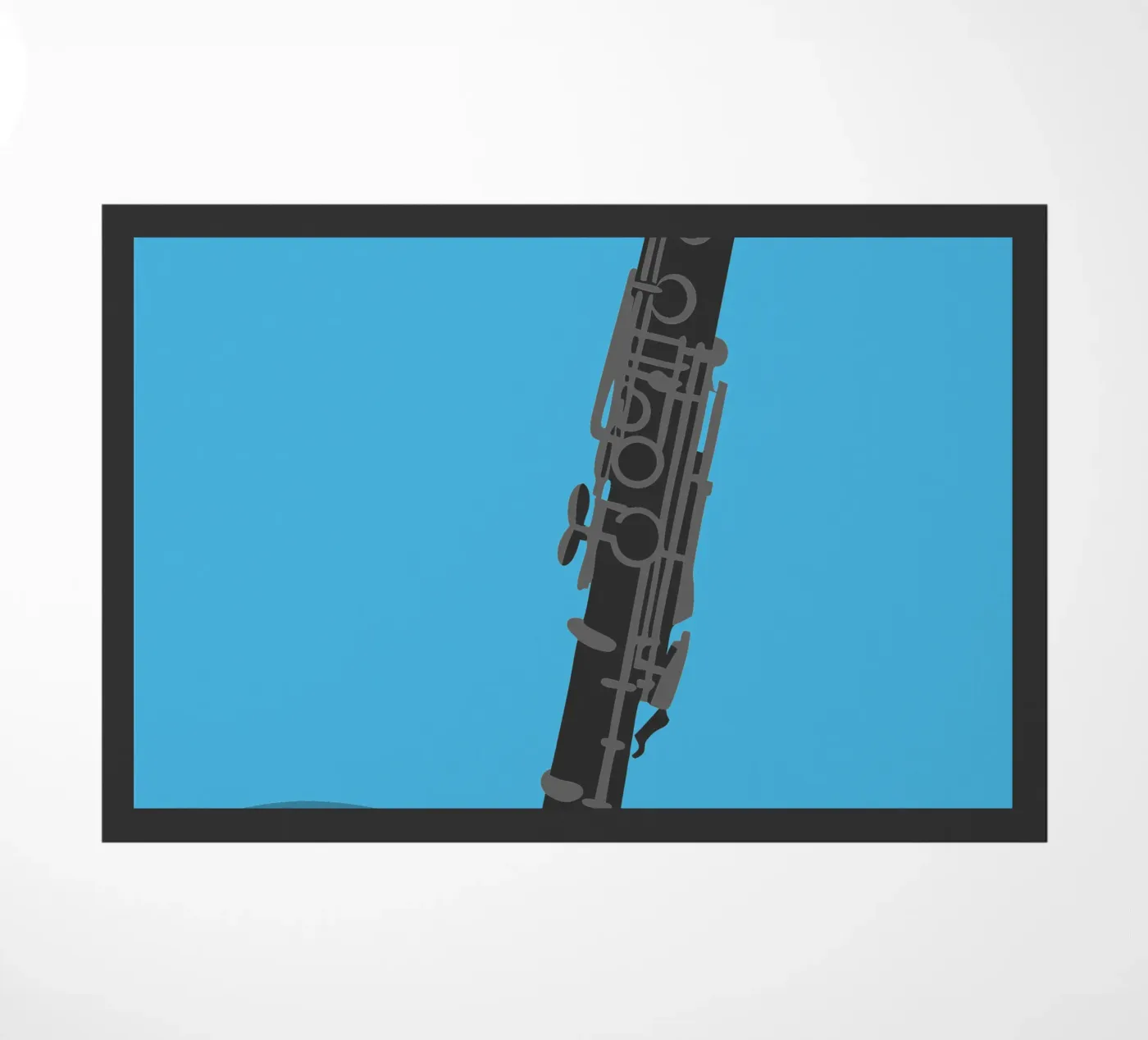 Clarinet doormat by MUSIC EDITION