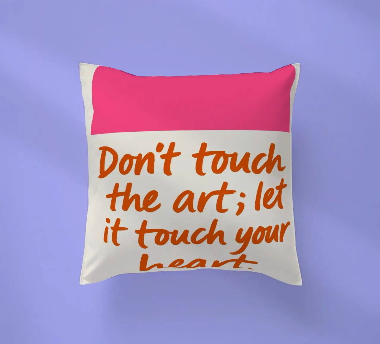 Don`t touch the art cuscino da treechild