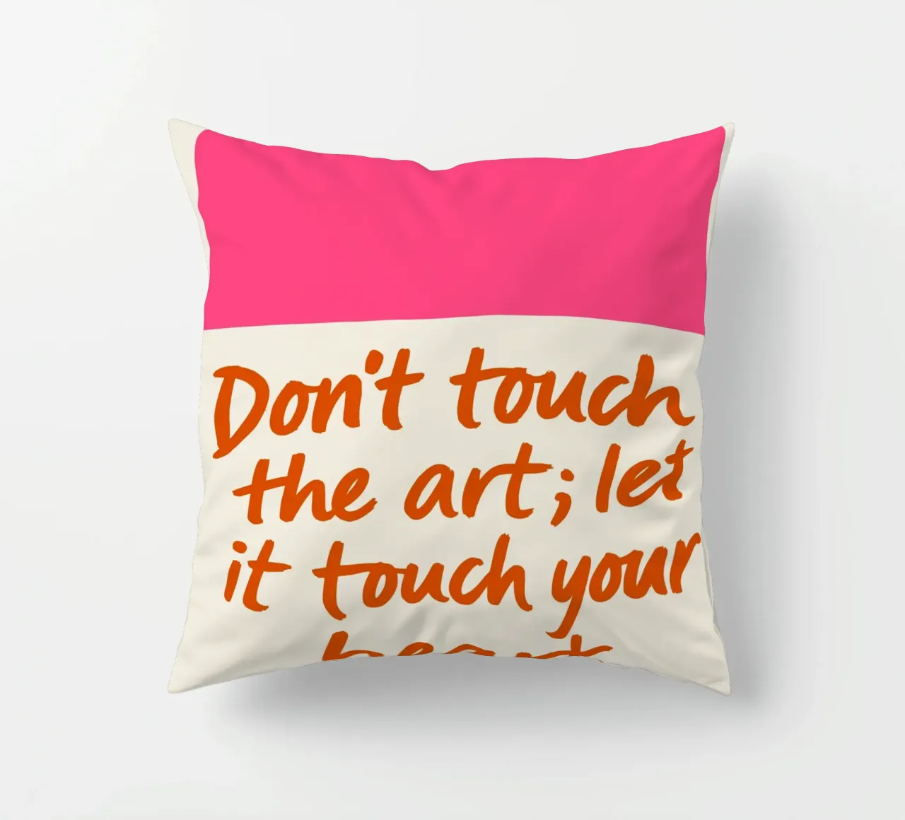 Don`t touch the art cuscino da treechild